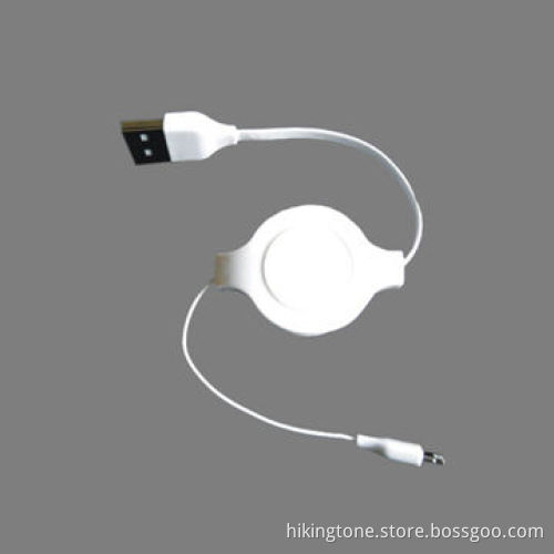EXW Price Retractable USB Data Cable for iPhone, with MFI License